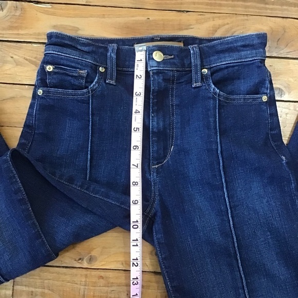 JOE’S jeans Flawless The Charlie high rise skinny ankle size 24 pleated high - Picture 9 of 13